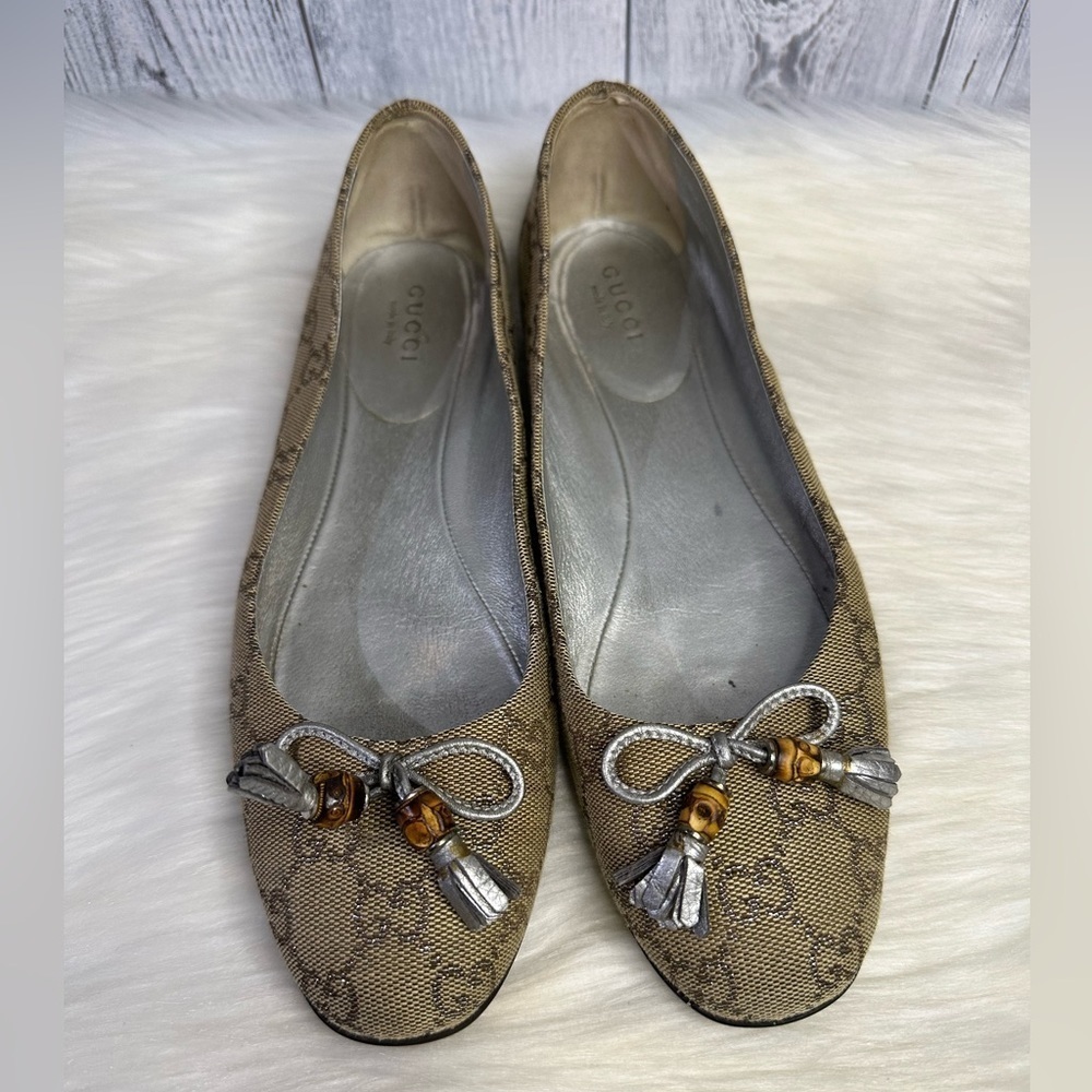 GUCCI bamboo monogram shoes